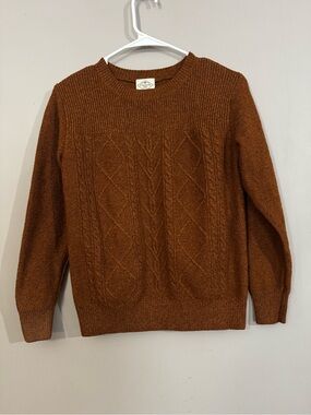 St Johns Bay Women Cable Cozy Rustic Cable Knit Cabincore Cottage Sweater Sz XS